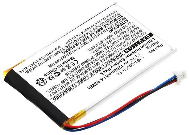 Alt view image 4 of 6 - 1250mAh 361-00019-12 Battery Replacement Compatible with Garmin Edge 605 (010-00555-00) and Garmin Edge 705 (010-00555-30) GPS Cycling/Bike Computer with Installation Tools