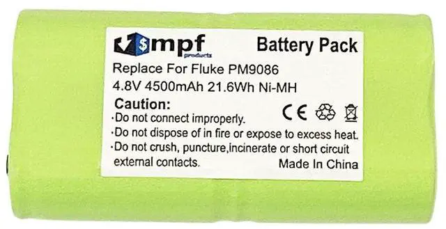 Alt view image 2 of 3 - 4500mAh PM9086/011, PM9086, PM9086 001 Battery Replacement for Fluke Scopemeter 90, 90B, 91, 92, 92B, 93, 95, 96B, 97, 97AUTO, 98, 98AUTO, 99, 99B, 105, 105B