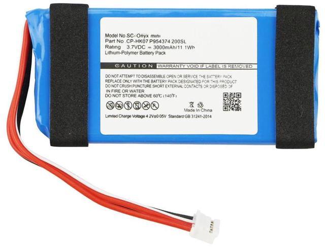 Alt view image 2 of 7 - 3000mAh P954374 Battery Replacement Compatible with Harman Kardon Onyx Mini Wireless Bluetooth Speaker