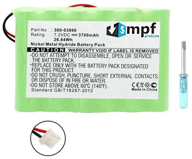 Alt view image 6 of 8 - 3700mAh 300-03866, LCP500-4B Battery Replacement for Honeywell Lynx 5100, Lynx 5200, Lynx 5210, Lynx Touch 7000 Security Alarm Systems