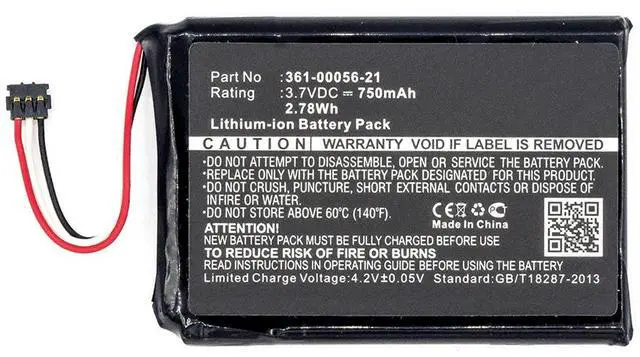 Alt view image 2 of 5 - 750mAh 361-00056-21 Battery Replacement Compatible with Garmin DriveAssist 50 LMTD, DriveAssist 51 LMTS, Driveluxe 50 LMTHD GPS Navigation Unit with Installation Tools.