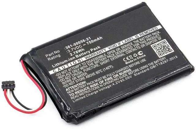 Alt view image 4 of 5 - 750mAh 361-00056-21 Battery Replacement Compatible with Garmin DriveAssist 50 LMTD, DriveAssist 51 LMTS, Driveluxe 50 LMTHD GPS Navigation Unit with Installation Tools.