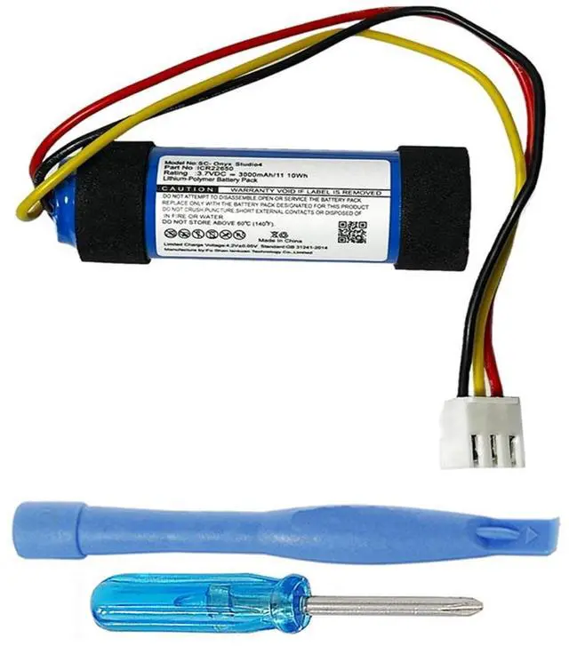 Main image of 3000mAh ICR22650, 22650 Battery Replacement Compatible with Harman Kardon Onyx Studio 4 Wireless Bluetooth Speaker