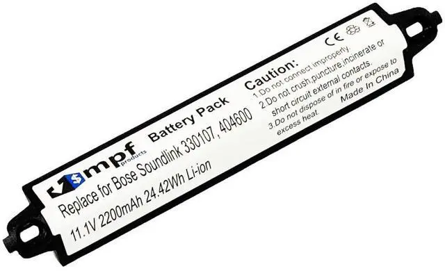 Alt view image 2 of 7 - 2200mAh 330105, 330105A, 330107, 330107A, 359495, 359498 Battery Replacement Compatible with Bose Soundlink, Soundlink 2, Soundlink 3, Soundtouch 20 Bluetooth Speaker