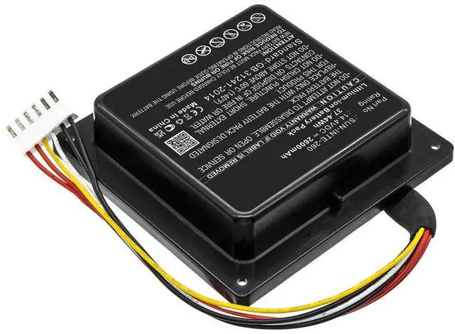 Alt view image 3 of 5 - 2600mAh SUN-INTE-260 Battery Replacement Compatible with JBL Partybox 100 High Power Portable Wireless Bluetooth Party Speaker