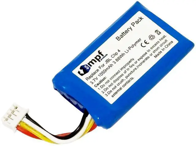 Alt view image 2 of 7 - 1050mAh GSP903052 Battery Replacement Compatible with JBL Clip 4 Portable Bluetooth Wireless Speaker with Installation Tools.