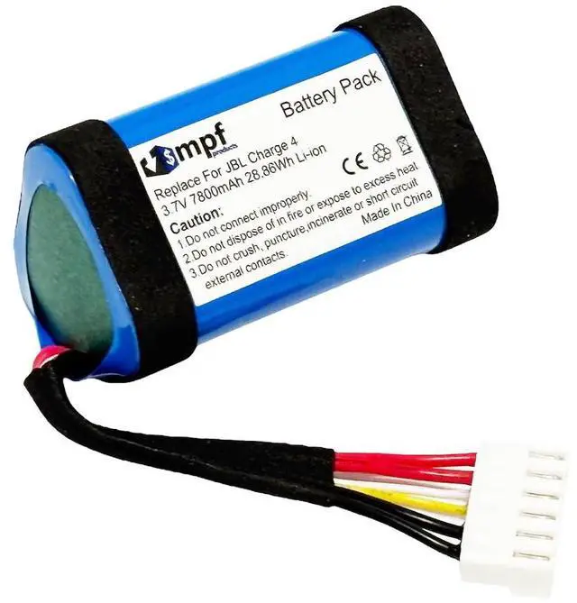 Alt view image 3 of 6 - 7800mAh SUN-INTE-118, 1INR19/66-3, ID998 Battery Replacement Compatible with JBL Charge 4 Portable Bluetooth Speaker