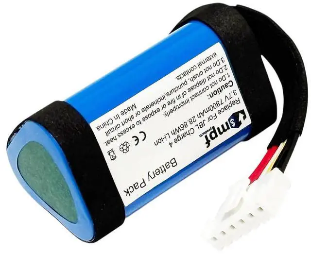 Alt view image 4 of 6 - 7800mAh SUN-INTE-118, 1INR19/66-3, ID998 Battery Replacement Compatible with JBL Charge 4 Portable Bluetooth Speaker