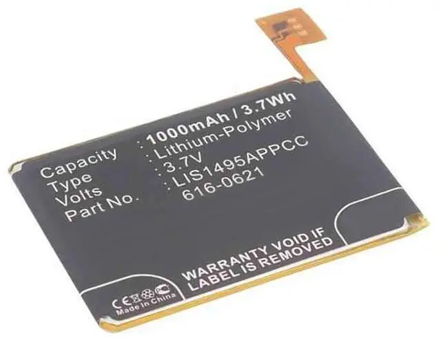 Alt view image 3 of 4 - Replacement 616-0619, 616-0621 Battery for Apple iPod Touch 5 (5th Generation) A1421, A1509, 16GB, 32GB, 64GB with Installation Tools