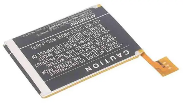 Alt view image 4 of 4 - Replacement 616-0619, 616-0621 Battery for Apple iPod Touch 5 (5th Generation) A1421, A1509, 16GB, 32GB, 64GB with Installation Tools