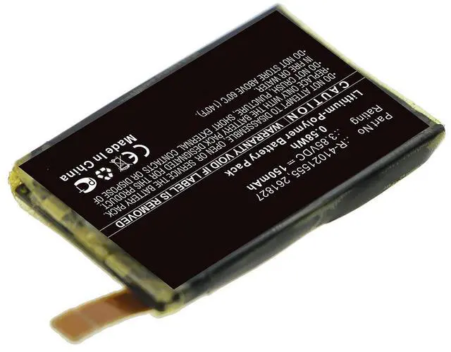 Alt view image 4 of 5 - 150mAh R-41021555, SP271828SF, 261827 Battery Replacement Compatible with Fitbit Versa Fitness Smartwatch FB504 FB505