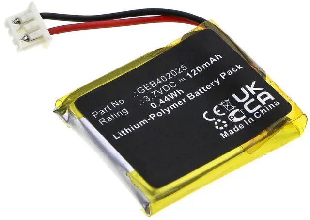 Alt view image 3 of 6 - JFC402023, GEB402025 Battery Replacement Compatible with Viper 7752V, 7351V, Clifford 7752X, 7351X, Python 7752P, 7351P, 7754P Car Remote Key Fob