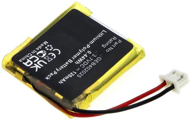 Alt view image 4 of 6 - JFC402023, GEB402025 Battery Replacement Compatible with Viper 7752V, 7351V, Clifford 7752X, 7351X, Python 7752P, 7351P, 7754P Car Remote Key Fob