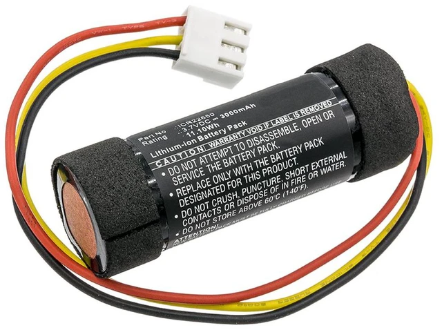 Alt view image 3 of 5 - 3000mAh ICR22650, 22650 Battery Replacement Compatible with Harman Kardon Onyx Studio 4 Wireless Bluetooth Speaker