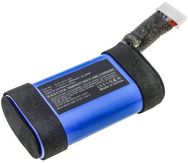 Alt view image 4 of 5 - 3000mAh SUN-INTE-265 Battery Replacement Compatible with JBL PartyBox On-The-Go Portable Karaoke Party Speaker