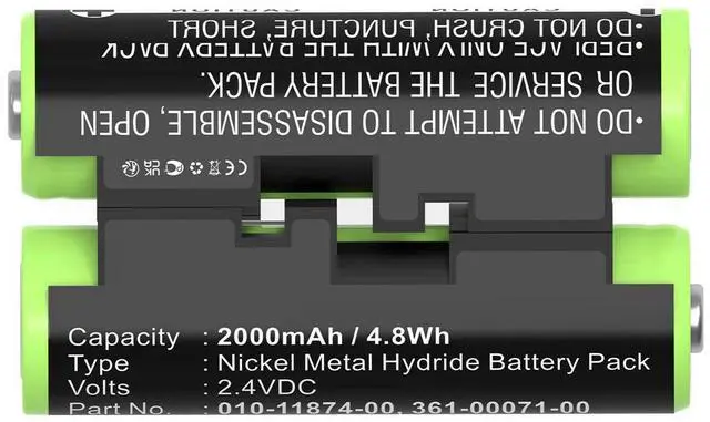 Main image of Replacement 2000mAh 010-11874-00, 361-00071-00 Battery for Garmin Oregon 600, 600t, 650, 650t Handheld GPS Units