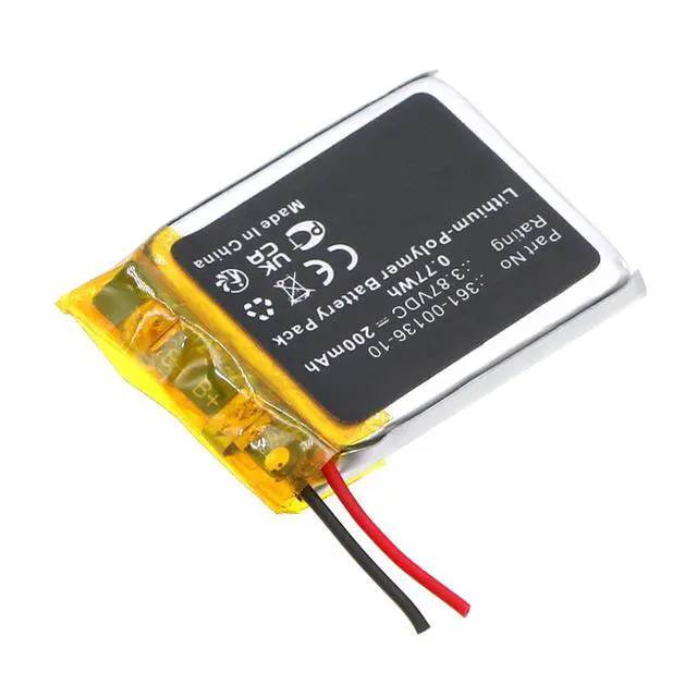 Alt view image 4 of 5 - 200mAh 361-00136-10, 361-00136-21 Battery Replacement Compatible with Garmin Venu SQ Music GPS Smartwatch