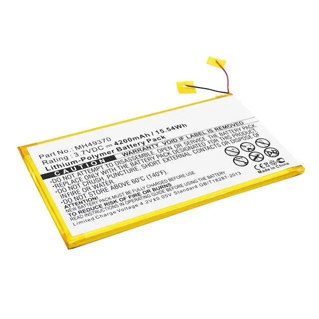 Alt view image 3 of 5 - 4200mAh MH49370 Battery Replacement Compatible with RCA 10-inch RCT6203W46 Tablet with Installation Tools.