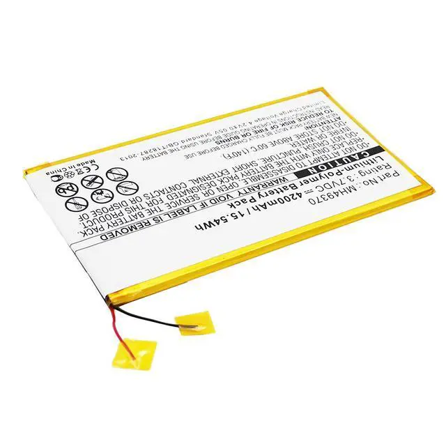 Alt view image 4 of 5 - 4200mAh MH49370 Battery Replacement Compatible with RCA 10-inch RCT6203W46 Tablet with Installation Tools.