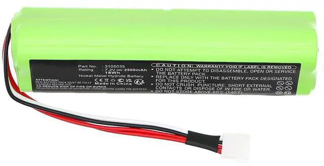 Alt view image 2 of 5 - 2500mAh 2446641, 3105035, 3524222, 88M3095, Ti20-RBP Battery Replacement Compatible with Fluke Ti9, Ti-9, Ti10, Ti-10, Ti20, Ti-20, Ti25, Ti-25, TiR, TiR1, TiRx Thermal Imagers/Infrared Cameras