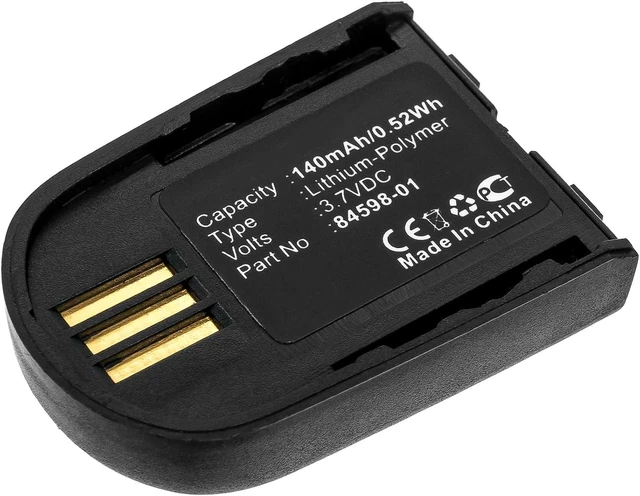 Alt view image 5 of 5 - 3.7V 140mAh 82742-01 84598-01 Battery Replacement for Plantronics Savi W440, Savi W440/M, Savi W740, Savi W740/M, Savi W745 & Savi WH500 Wireless Headsets