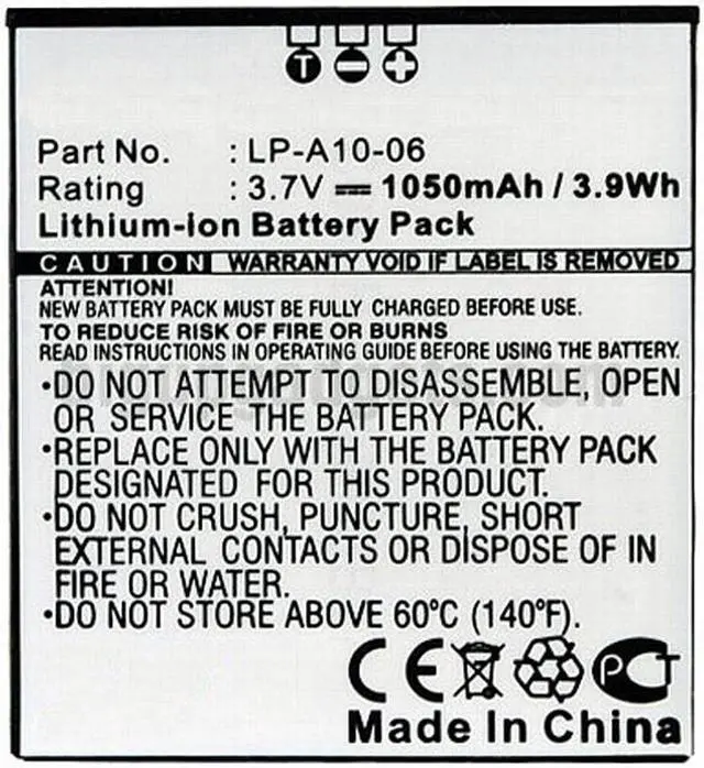 Main image of Replacement 3.7V 850mAh CP-LP106, GB2-BATT-PLU, LP-A05-02, LP-A07-03, LP-A08-05, LP-A10-06, LP-B10-03 Battery for Golf Buddy Pro & Golf Buddy Tour GPS Range Finders