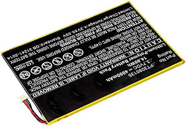 Alt view image 4 of 5 - 4000mAh PT3090135 Battery Replacement Compatible with RCA Galileo Pro 11.5" RCT6513W87, Viking Pro 10” RCT6303W87, RCT6303W87DK Tablet