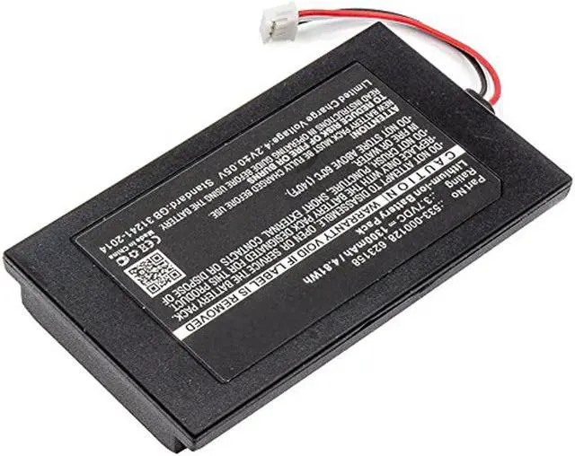 Alt view image 4 of 6 - 1300mAh 533-000128, 623158 Battery Replacement Compatible with Logitech Harmony 950 (915-000260) and Harmony Elite (915-000256, 915-000257) Remote Controls