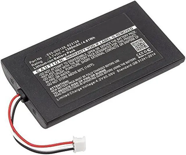 Alt view image 5 of 6 - 1300mAh 533-000128, 623158 Battery Replacement Compatible with Logitech Harmony 950 (915-000260) and Harmony Elite (915-000256, 915-000257) Remote Controls