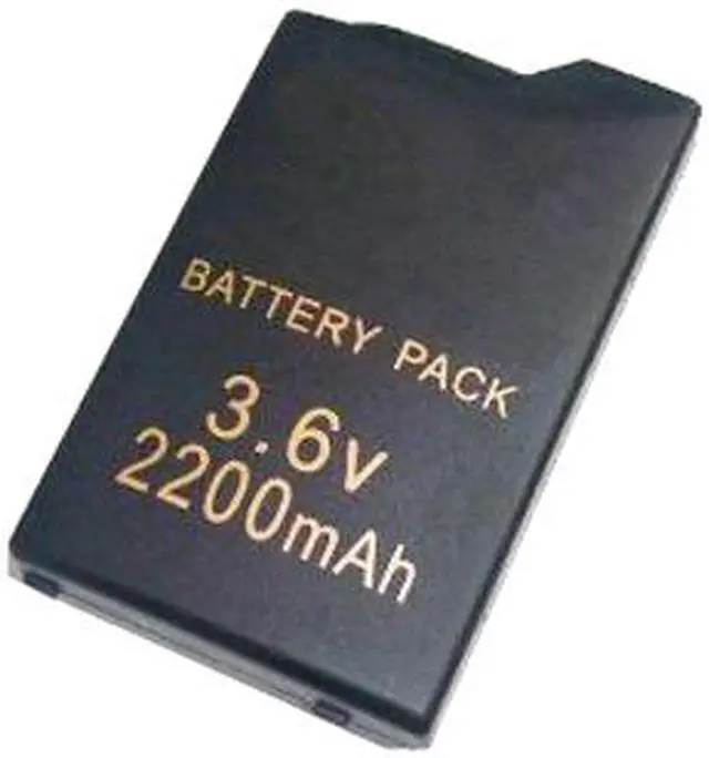 Alt view image 2 of 3 - 2200mAh 3.6V Lithium Ion Rechargeable Battery Pack Replacement for Sony PSP 1000 PSP-110 Console