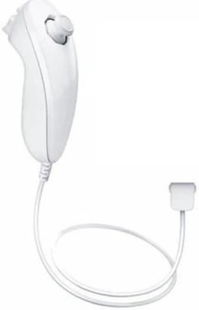 Alt view image 3 of 7 - Motion Based Wired Nunchuck Controller for Nintendo Wii Console Video Game