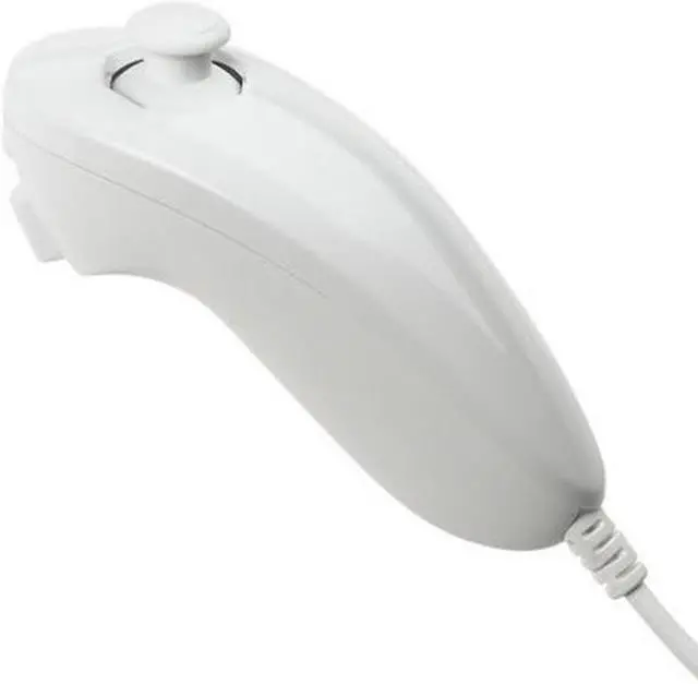 Alt view image 7 of 7 - Motion Based Wired Nunchuck Controller for Nintendo Wii Console Video Game