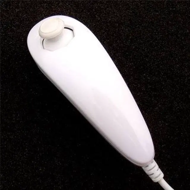 Alt view image 2 of 7 - Motion Based Wired Nunchuck Controller for Nintendo Wii Console Video Game