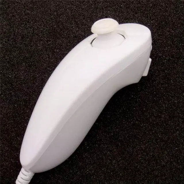 Alt view image 5 of 7 - Motion Based Wired Nunchuck Controller for Nintendo Wii Console Video Game