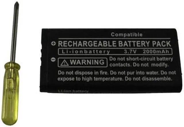 Alt view image 5 of 5 - 2000mAh Rechargeable Lithium-ion Battery + Tool Pack Kit for Nintendo DSi NDSi
