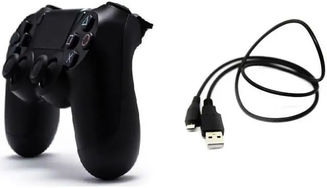 Alt view image 5 of 5 - 10FT USB Charger/Data Sync Cable Cord for Sony PS4 Wireless Bluetooth Controller