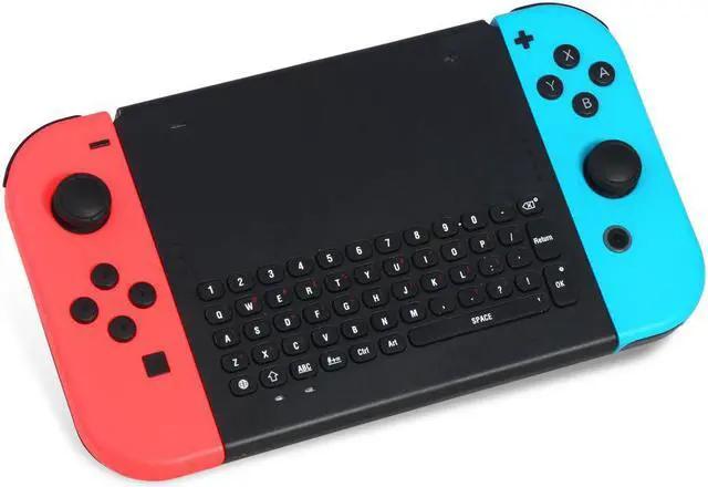 Alt view image 3 of 7 - OSTENT 2.4GHz Wireless Remote Controller Keyboard for Nintendo Switch Joy-Con Game