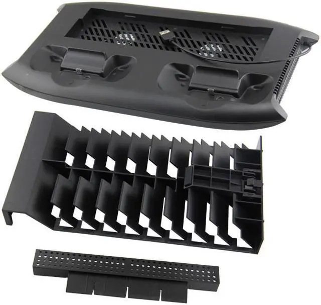 Main image of OSTENT USB Charger Charging Dock Power Station Cooling Fan Cooler Vertical Stand Disk Storage for Xbox One X Console