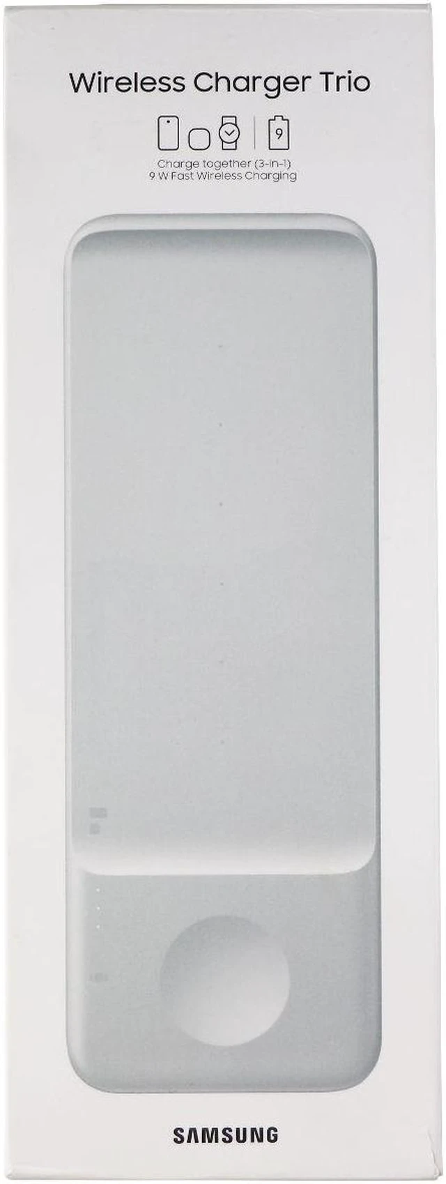 Alt view image 5 of 6 - Samsung Electronics Wireless Charger Trio, Qi Compatible - Charge up to 3 Devices at Once - for Galaxy Phones, Buds, Watches, and Apple iPhone Devices, White (US Version) EP-P6300TWEGUS
