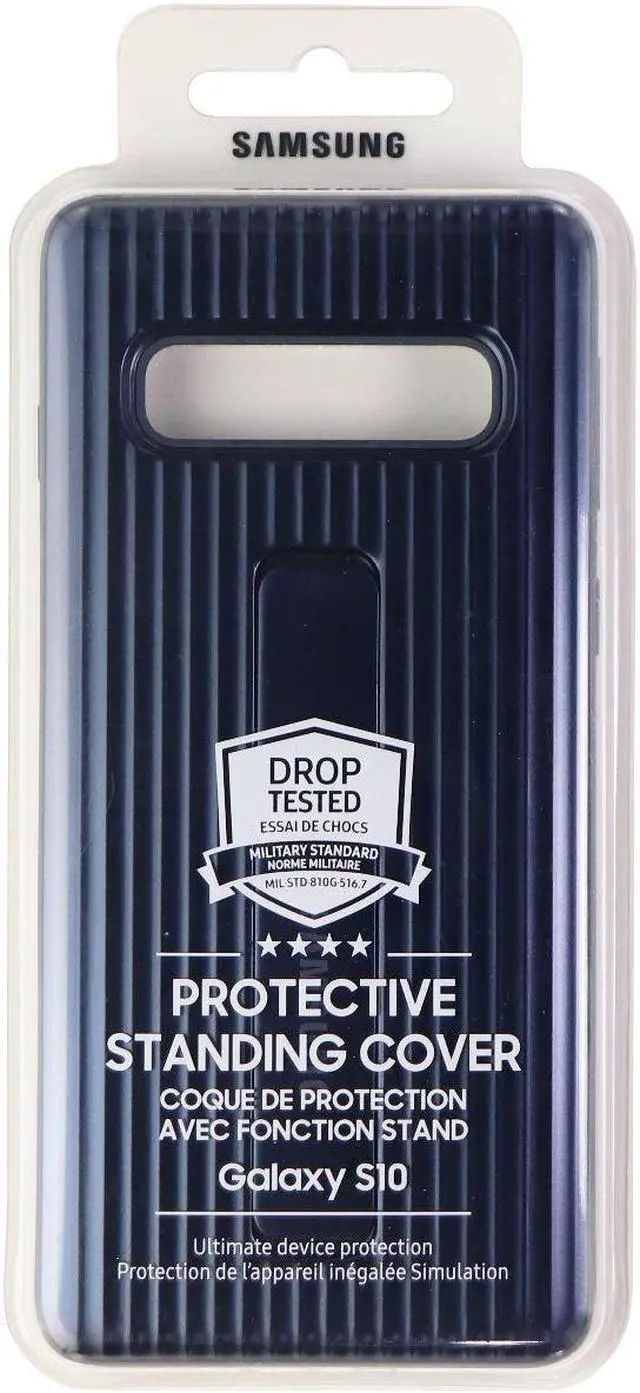 Alt view image 4 of 4 - SAMSUNG Protective Standing Cover Navy for Galaxy S10