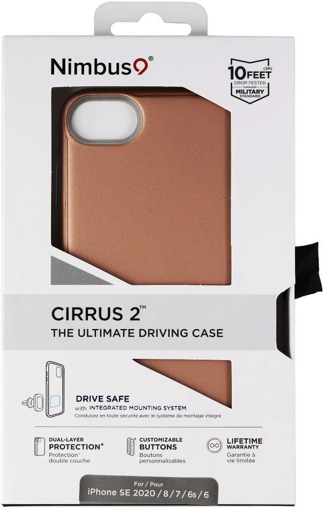 Alt view image 5 of 5 - Nimbus9 Cirrus 2 Case Rose Gold for iPhone SE 2020/8/7/6s/6 Cases