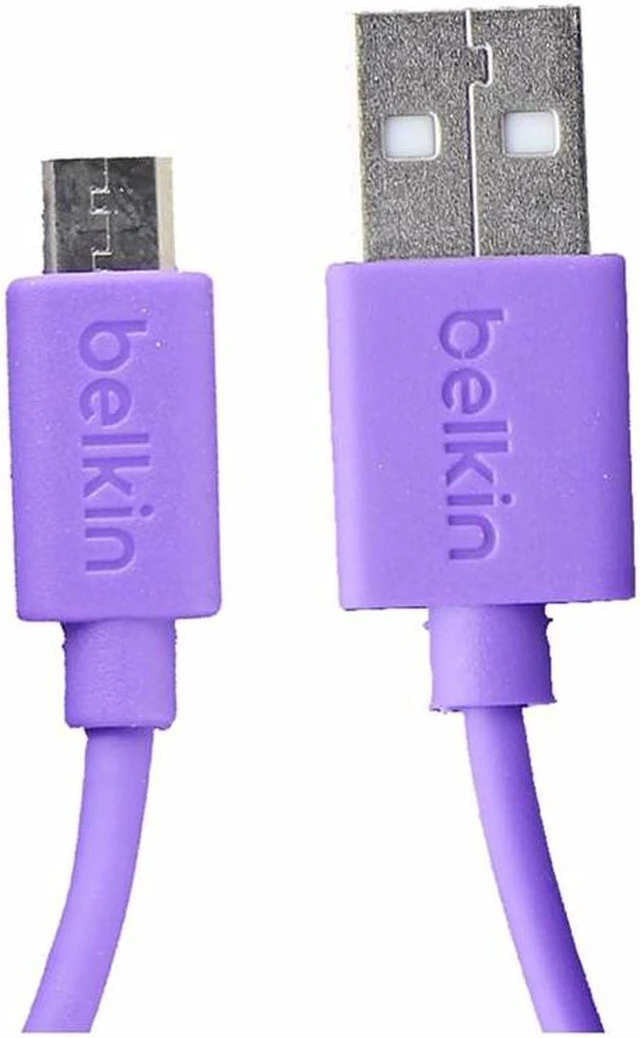 Alt view image 3 of 3 - Belkin - Micro 4FT Purple