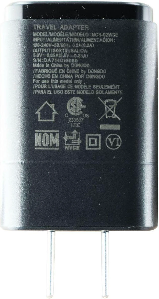 Alt view image 5 of 6 - GENUINE OEM LG MCS-02WT, MCS-02WR, MCS-02WD TRAVEL AC POWER USB Adapter Charger