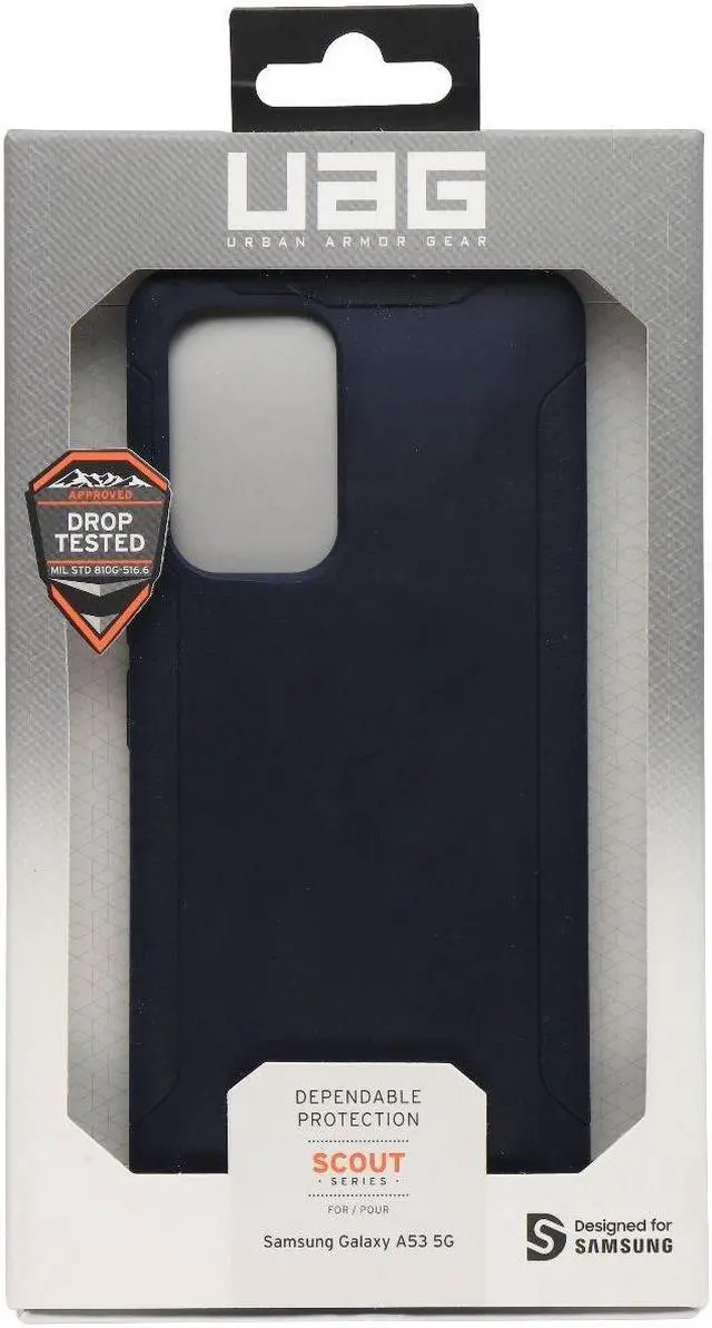 Alt view image 5 of 5 - UAG Samsung Galaxy A53 5G (SM-A536) Case [6.5-inch Screen] Scout Rugged Sleek Shockproof Lightweight Military Drop Tested Protective Cover, Mallard