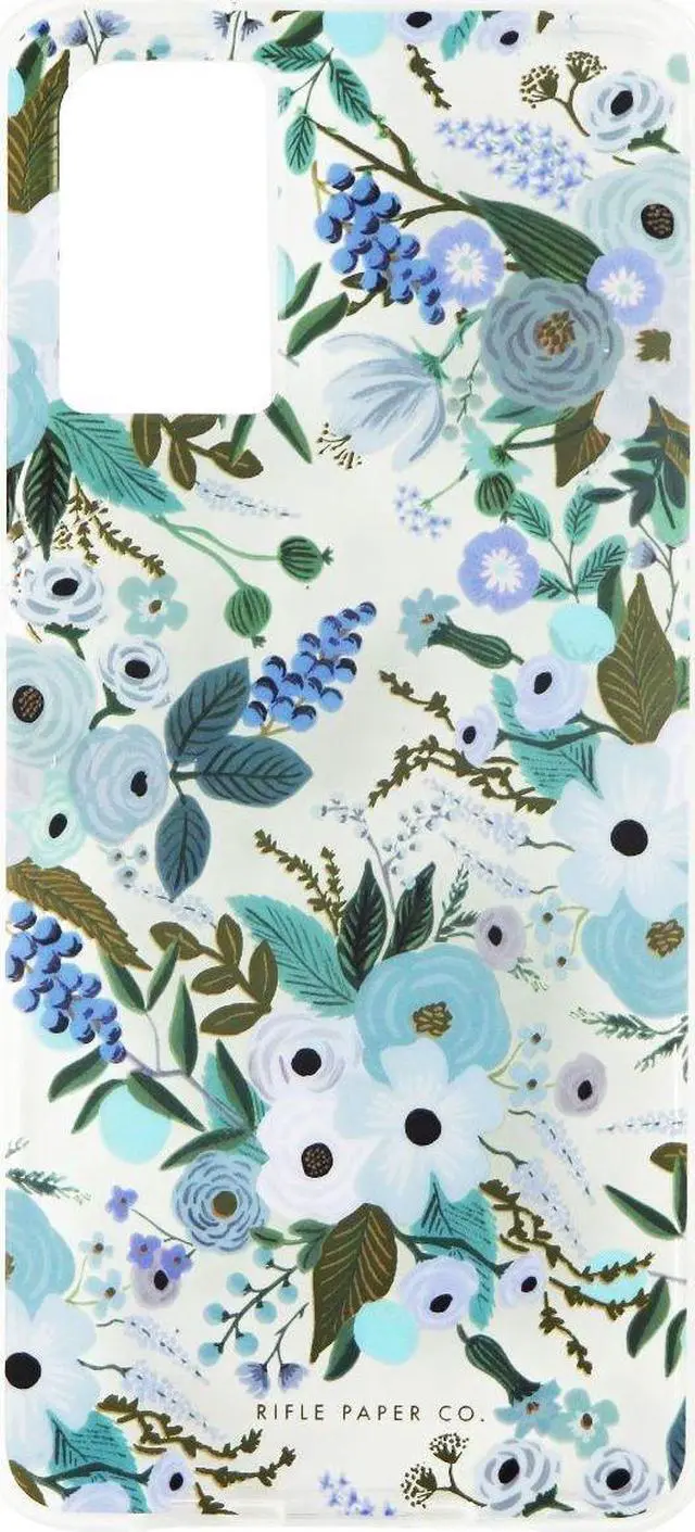 Main image of Rifle Paper Co. Hardshell Case for Samsung Galaxy (S20+) 5G - Flowers / Blue