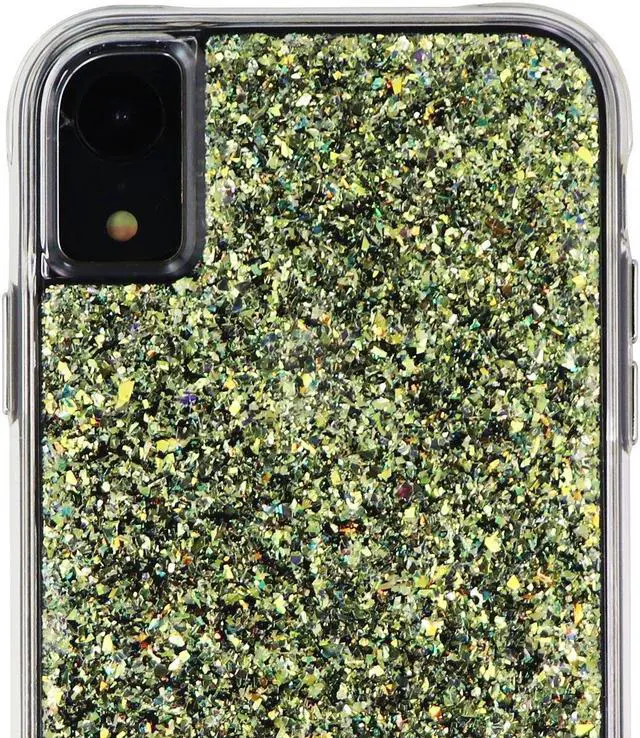 Alt view image 6 of 6 - Case-Mate Twinkle Case for iPhone Xr - Stardust (Clear/Iridescent)