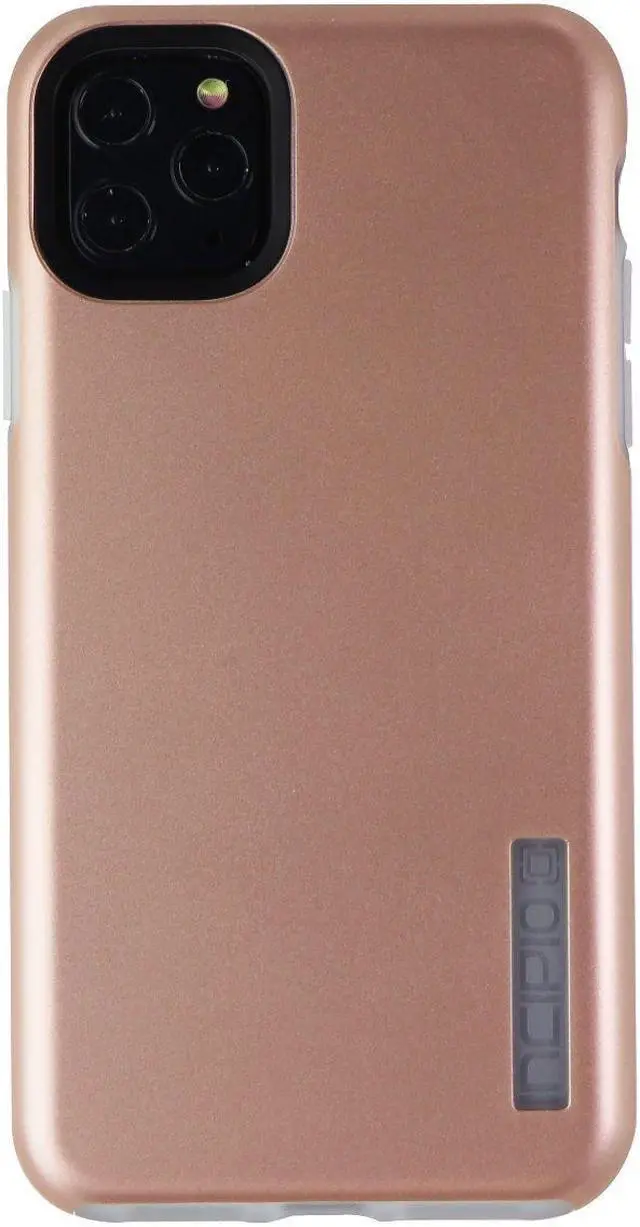 Alt view image 6 of 6 - Incipio DualPro Case for iPhone 11 Pro Max - Iridescent Rose Gold/Frost