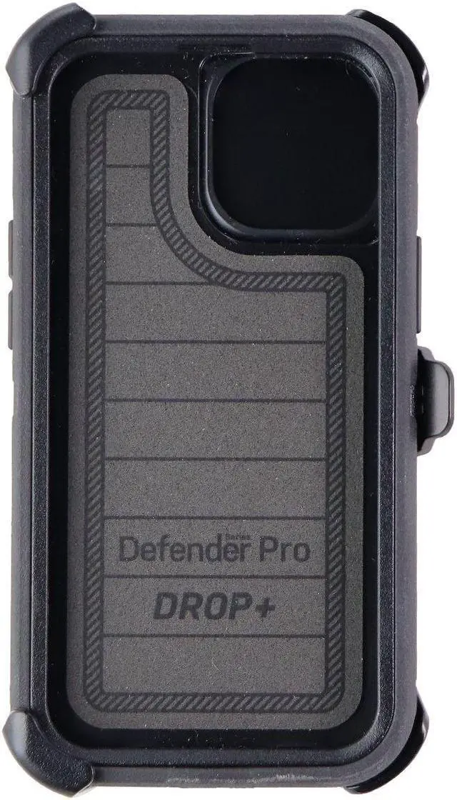 Main image of OtterBox Defender Pro Series Case for Apple iPhone 13 mini & 12 mini - Black