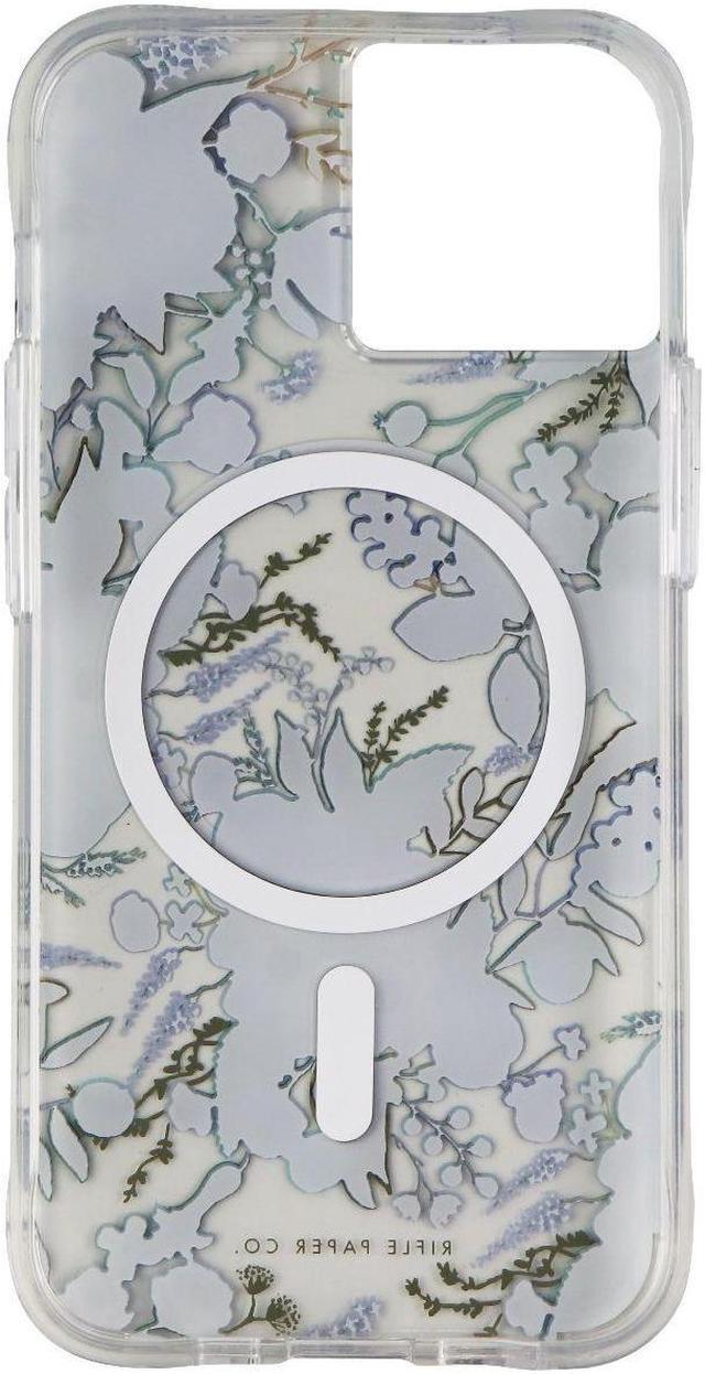 Main image of Rifle Paper Co. Hard Designer Case for Apple iPhone 13 / 14 - Garden Party Blue