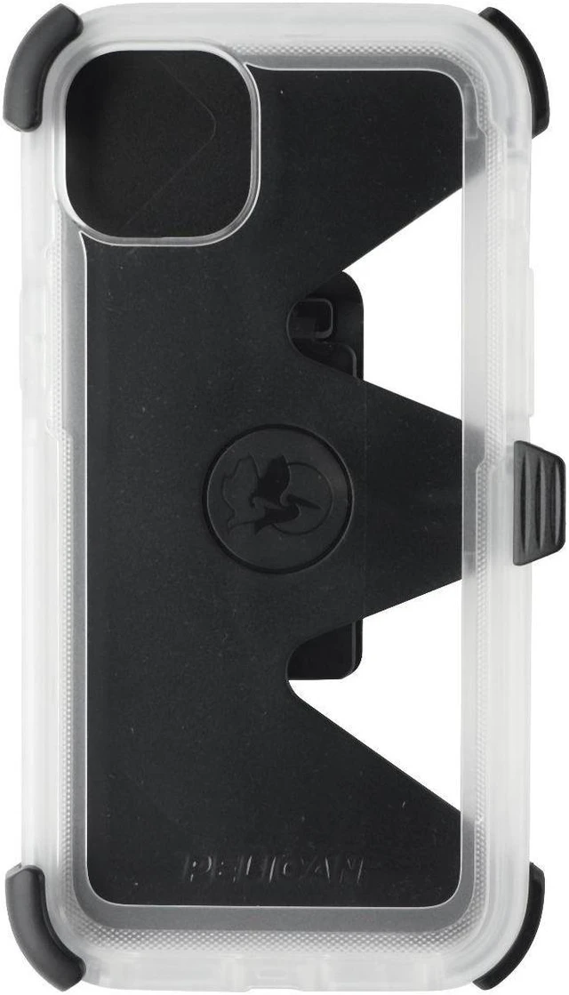 Main image of Pelican Voyager Series Case & Holster for iPhone 14 Plus - Clear/Black